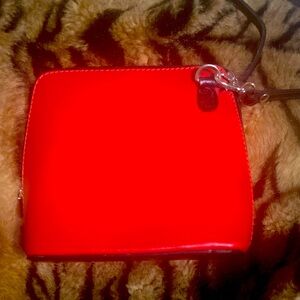 Vera pelle opposite strap crossbody leather bag